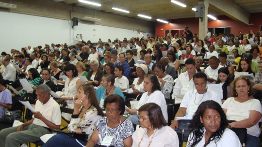 Platéia participante do evento.
