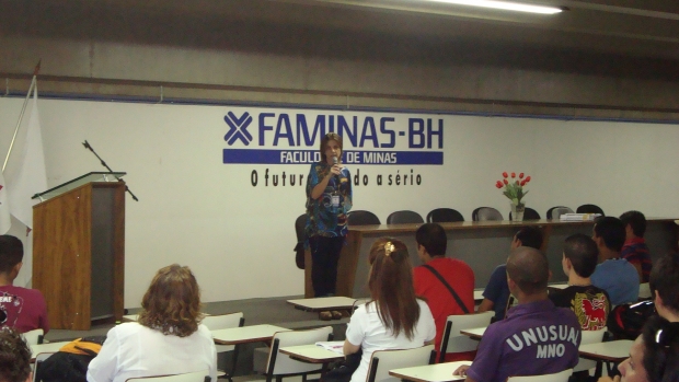 O evento contou com a participação da Diretora Acadêmica, Rejane Maria Guimarães.