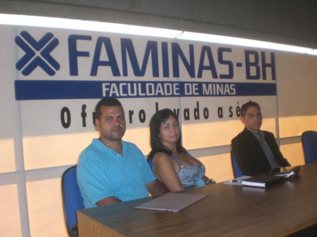 Alessandro Soares, Pollyanna Chaves e Cremilson Quaresma - Alunos Palestrantes