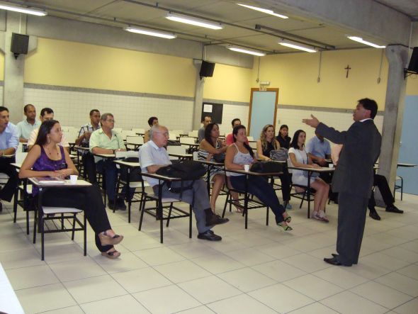 Palestra do Prof. Mário Benz para as turmas de MBA.