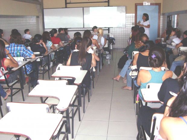 Minicurso em sala de aula.
